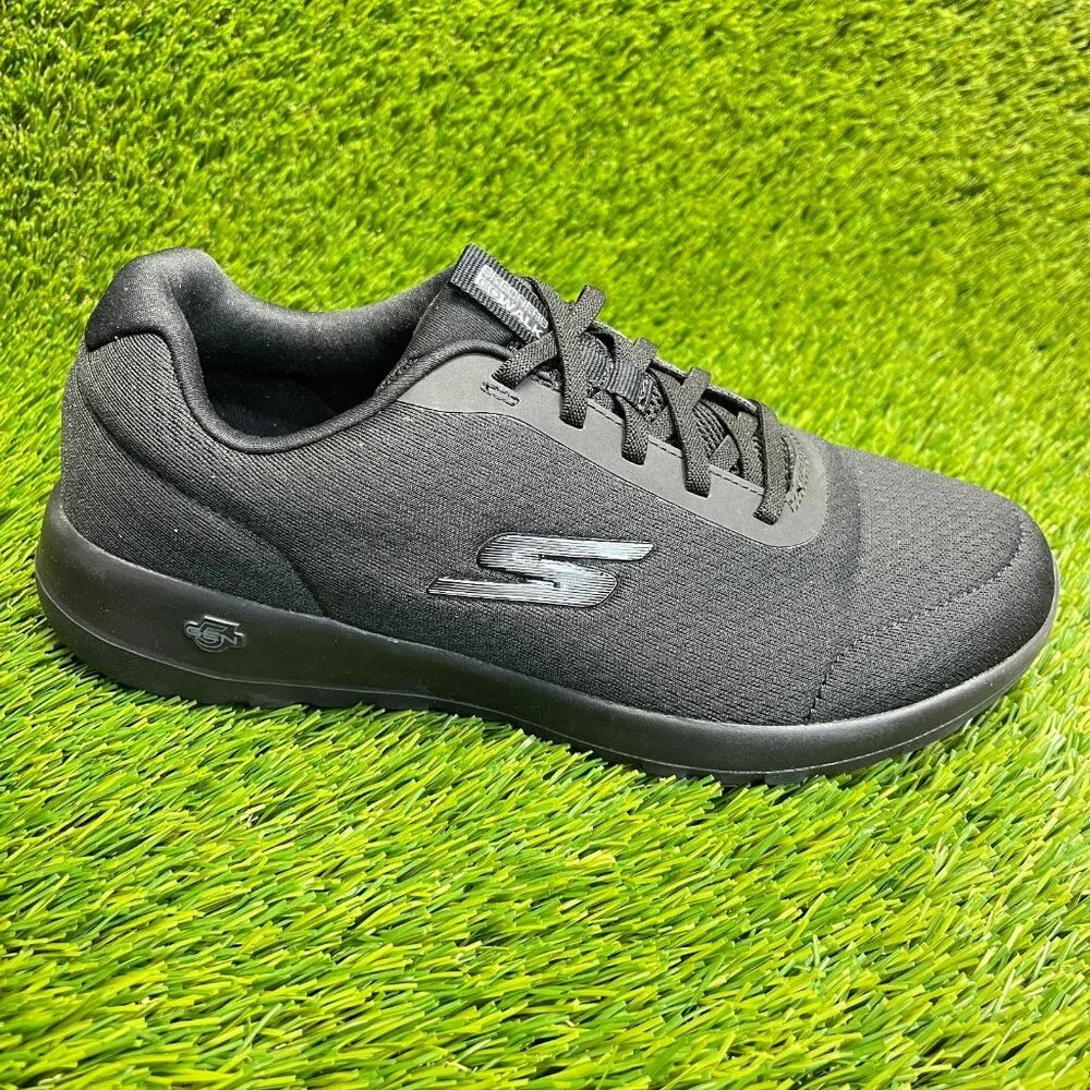 Skechers GOwalk Joy Ecstatic Womens Size 9 Black Athletic Walking Shoes Sneakers